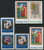 SWEDEN 1976 Christmas Set MNH / **.  Michel 966-69 - Nuevos