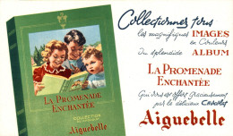 J1709 -  BUVARD - Collection Du CHOCOLAT AIGUEBELLE - Images Pour ALBUM "La Promenade Enchantée"  - Ppp - Chocolat