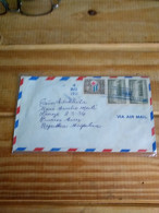 Honduras.1950 Air Cover To Argentina.additional Red Cross Stamp.reg Post E7 Conmem 1 Or 2 Pieces - Honduras