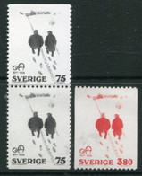 SWEDEN 1977 Oskar Andersson Birth Centenary  MNH / **.  Michel 981-82 - Ongebruikt