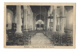 Anzegem.   Binnenzicht Der Kerk St. J. Baptisté.   -   1957   Naar   Antwerpen - Anzegem