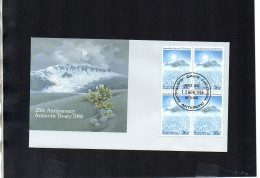 AAT Cover 1986. Polar Philately - FDC 25th Anniversary Antartic Treaty - Davis - (1ATK133) - Other & Unclassified