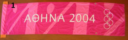 Athens 2004 Olympic Games, Official Flag #1 - Bekleidung, Souvenirs Und Sonstige