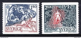 SWEDEN 1981 Europa: Folklore MNH / **.  Michel 1141-42 - Unused Stamps