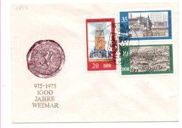 DDR 1975 MiNr.: 2086-2088 Weimar; GDR FDC Scott: 1686-1688   YT: 1767-1769 Sg: 1802-1804 - 1971-1980