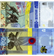 UKRAINE 20 Hryven 2023 P W136 UNC Commemorative, Ukraine Fight Against Russia Agression - Ukraine