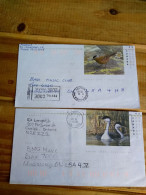 Canadá.postal Stationery Reduces Size.local Use Birds*2.reg Letter E7 Conmems For Pos - Covers & Documents