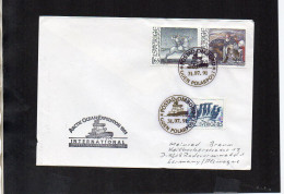 Sweden Cover 1991 - Polar Philately (1ATK206) - Expéditions Arctiques