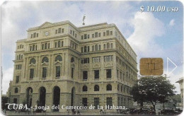 Cuba - Etecsa (Chip) - Lonja Del Comercio De La Habana, 12.1999, 10$, 20.000ex, Used - Cuba