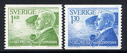 SWEDEN 1976 Nobel Prizewinners MNH / **.  Michel 970-71 - Unused Stamps