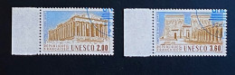 Frankreich 1987 Dienstmarken UNESCO Welterbe Mi. 39 - 40 Gestempelt/o  Bogenrand - Usados