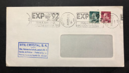 SPAIN, Cover With Special Cancellation « EXPO '92 », « VALENCIA Postmark », 1987 - 1992 – Sevilla (Spain)