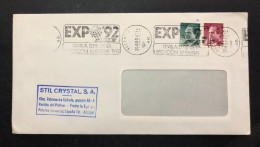 SPAIN, Cover With Special Cancellation « EXPO '92 », « VALENCIA Postmark », 1987 - 1992 – Séville (Espagne)