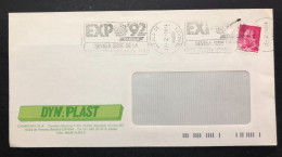 SPAIN, Cover With Special Cancellation « EXPO '92 », « ALCALA DE HENARES Postmark », 1988 - 1992 – Sevilla (Spain)