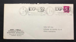 SPAIN, Cover With Special Cancellation « EXPO '92 », « CORNELLA DE LLOBREGAT Postmark », 1988 - 1992 – Sevilla (Spanje)