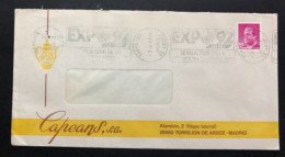 SPAIN, Cover With Special Cancellation « EXPO '92 », « TORREJON DE ARDOZ Postmark », 1988 - 1992 – Sevilla (Spain)