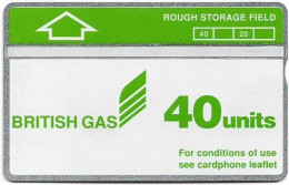 UK - Oil Rigs (L&G) - British Gas - Rough Storage Field - CUR010 - 229A - 40Units, 15.000ex, Used - Plateformes Pétrolières