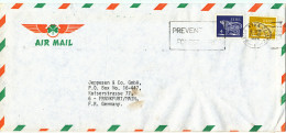 Ireland Air Mail Cover Sent To Germany 11-3-1975 - Aéreo