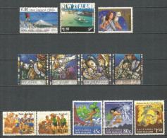 NUEVA ZELANDA CONJUNTO DE SELLOS USADOS INCLUYE VALORES ALTOS - Used Stamps