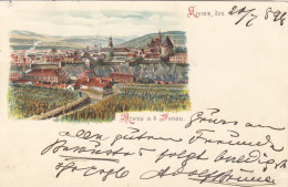 NÖ - Litho KREMS A.d. Donau 1898 - Gel. V. Krems > Türnitz, Gute Erhaltung - Krems An Der Donau