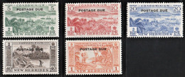 1957 New Hebrides (British) Postage Due Set (** / MNH / UMM) - Portomarken