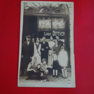 CARTE PHOTO DEVANTURE BELGIQUE ? LOUIS DEFEVER - Te Identificeren