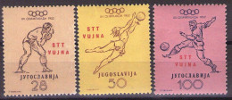 ITALIA - Trieste-Zona B -1952  Mi 73-75 HELSINKI - MLH*,MNH** - Ungebraucht