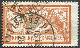 YT 145 Paris 108 Boulevard Des Italiens 14.?.1928, Merson 1907 2f Orange France – 2cata - 1900-27 Merson