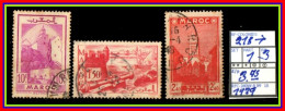 EUROPE>FRANCE COLONIES# MOROCCO# #DEFINITIVES#PARTIAL SET# MNH/**MH*#USED (RFC-280W-8) (10) - Used Stamps