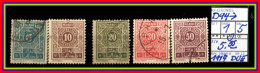 EUROPE>FRANCE COLONIES# MOROCCO# #DEFINITIVES#PARTIAL SET# MNH/**MH*#USED (RFC-280W-8) (13) - Timbres-taxe