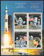 1994 Marshall Islands 25th Anniversary Of Moon Landing Minisheet (** / MNH / UMM) - Oceanië