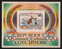 COTE D'IVOIRE - 1983 - Bloc Feuillet BF N°Yv. 25 - Olympics / Los Angeles - Neuf Luxe ** / MNH / Postfrisch - Côte D'Ivoire (1960-...)