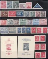 Czechoslovakie Annee Complete Neuf Sans Charnieres 1946 - Full Years