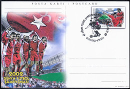 2002 Turkey Group Stage Match Vs. Costa Rica At FIFA World Cup In South Korea-Japan Commemorative Cancellation On PSC - 2002 – Corea Del Sur / Japón