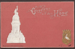 S Gravenhage - 1901 - De Kaart Is In Relief Gedrukt. Prägedruk - Den Haag ('s-Gravenhage)