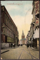 Nijmegen - Burchstraat - Straatbeeld Met Tramrails En Paard En Wagen - Nijmegen