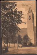 Bussum - Geref. Kerk - Straatbeeld Met Fietsers - Bussum