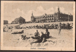 Vlissingen - Zeebad - Strandbeeld 1937 - In Klederdracht Naar Het Strand ... - Vlissingen