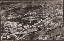 Sochaux - Vue Aerienne Des Usines Peugeot - Avec Des Trains - 1951 - Sochaux