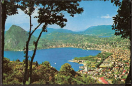 Lugano-Castagnola - Panorama Col Monte S. Salvatore  - Agno