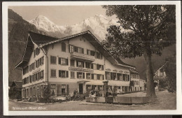 Wilderswil-Hotel Bären Mit Gästen Und Belegschaft-auch Aus Dem Fenster(!)-l'ensemble Du Personnel - Wilderswil