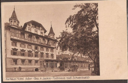 Todtmoos - Kurhaus Hotel Adler. Mit Ganz Alten Automobile. Vintage Car, Oldtimer Und Magd - Servant - Todtmoos
