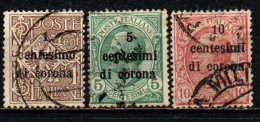 ITALIA REGNO - TRENTO E TRIESTE - 1919 - USATI - Trentin & Trieste