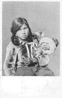 Native Girl With Baby Sister Greenland Circa 1940s? Postcard - Grönland