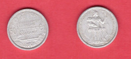 FRENCH POLYNESIA   50 CENTIMES 1949 (KM # 1) #7526 - French Polynesia