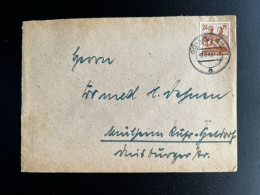 GERMANY 1948 LETTER GUTERSLOH TO MULHEIM 08-06-1948 DUITSLAND DEUTSCHLAND - Lettres & Documents