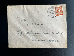GERMANY 1947 LETTER GUTERSLOH TO MULHEIM 06-03-1947 DUITSLAND DEUTSCHLAND - Lettres & Documents