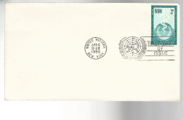 52611 ) United Nations FDC  Stationery Postmark 1956 New York - Usados