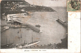 CPA 06 (Alpes Maritimes) Nice - Bâteaux à Voile Et à Vapeur Dans L'Entrée Du Port 1907 TBE - Voiliers
