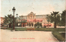 CPA 06 (Alpes-Maritimes) Nice - Le Casino, Les Jardins 1906 Couleur éd. Giletta - Casinos